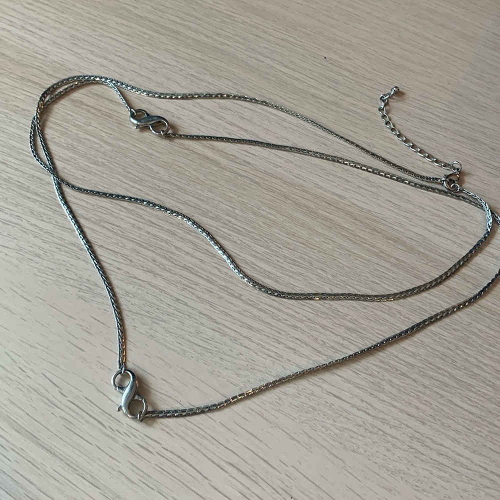 ⭐️ 5 for 20$! ⭐️ Long chain, silver colour